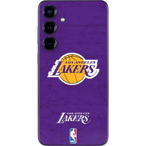 NBA Los Angeles Lakers Purple Primary Logo Galaxy S25 Skin